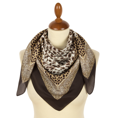 Павловопосадский платок Ягуар  847-17