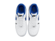 Кроссовки Nike Air Force 1 '07 LV8 White Game Royal бело-синие вид сверху фото