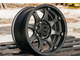 Комплект дисков R17 9,0J ET+12 6*139,7 Black Rhino Glamis Черный матовый (R696)