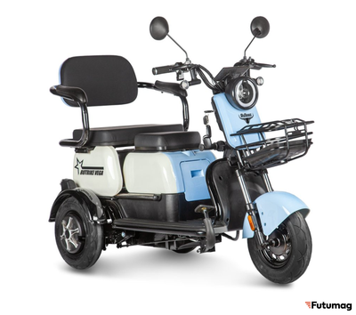 Электротрицикл Rutrike Вега синий