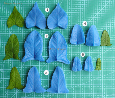 "Лист вьюнка" Силиконовый молд  (вайнер)