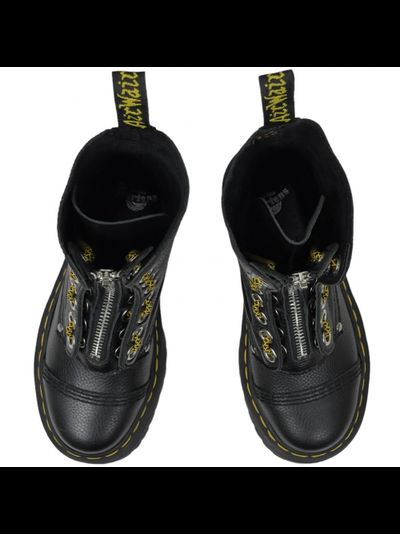 Dr Martens 1490 Sinclair Combs Leather Platform Black