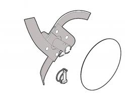 Комплект пропашки HB 445, 445R слева внеш.