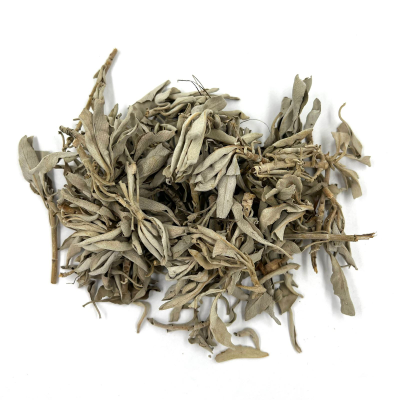 Листья с ветками Белого Шалфея