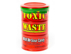 Самые кислые конфеты в мире Toxic Waste Red