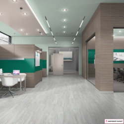 Пробковые полы Egger Дуб Виллангер EPC020 в интерьере гостиной