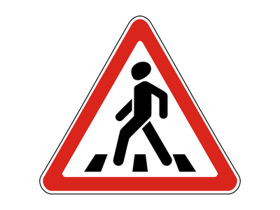 Знак дорожный 1.22 Пешеходный переход