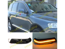 динамические поворотники VW Touareg 7L, поворотники с динамической индикацией Touareg 7L, светодиодн