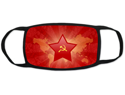 Тканевая защитная маска на лицо СССР №2