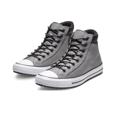 Converse leather grey top