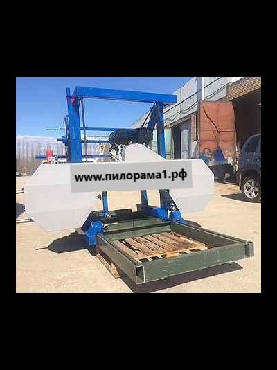 Ленточная пилорама бензиновая Астрон-10.02 двигатель Lifan 15л.с., от