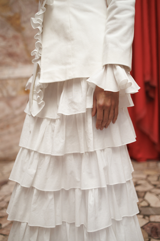 Образ жакет с жемчугом