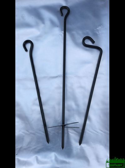 Анкер для для крепления грунте прямой 40см. без шнека