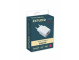 Розетка  EXPLOYD EX-Z-443 2.1A 1хUSB белый Classic Сетевое ЗУ