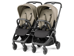 Коляска прогулочная для двойни Peg Perego City Loop Vanilla Blend
