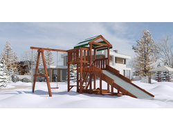 Детская площадка Савушка Мастер 1 (Махагон) 4 сезона купить в Воронеже