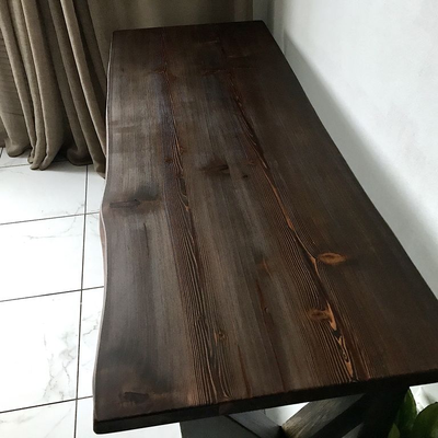 стол из слэба, мебель из лиственницы, мебель из массива, лиственница, слэбы дерева, стол из ствола