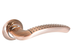 Комплект ручек АЛЛЮР АРТ ФОСТЕР AC (1610) ст.медь С НАКЛАДКОЙ [54966]