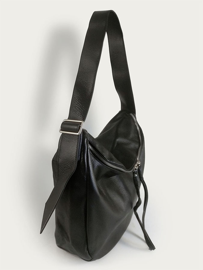 (АРТИКУЛ: 10077/1/1) СУМКА БОЛЬШАЯ, НАТУРАЛЬНАЯ КОЖА, ЧЕРНАЯ, ШИРОКИЙ РЕМЕНЬ ЧЕРЕЗ ПЛЕЧО