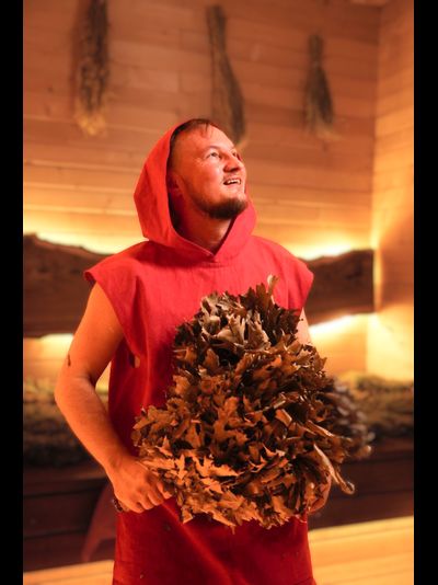 Туника для банщика из крапивы "Дар Земли"