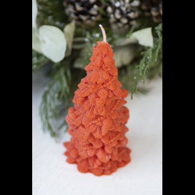 Свеча "Ёлка рождество" Красный