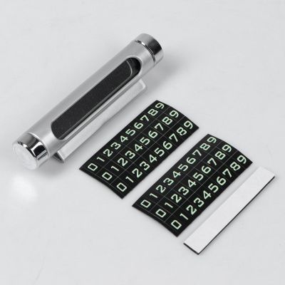 Табличка для номера телефона, люминесцентные цифры, серебро