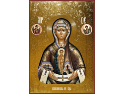Албазинская Богородица ("Слово плоть бысть"). Рукописная икона.