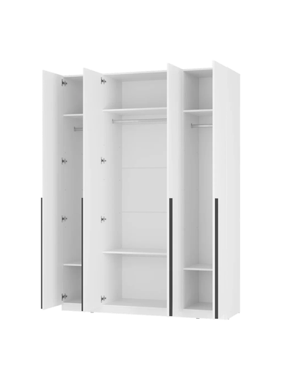Айрон ШК-13 шкаф 4-х створчатый Белый