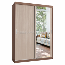 ШМ088 Шкаф-купе Мираж AL-1,5 с зеркалом. Размер: 1505*2105*570.