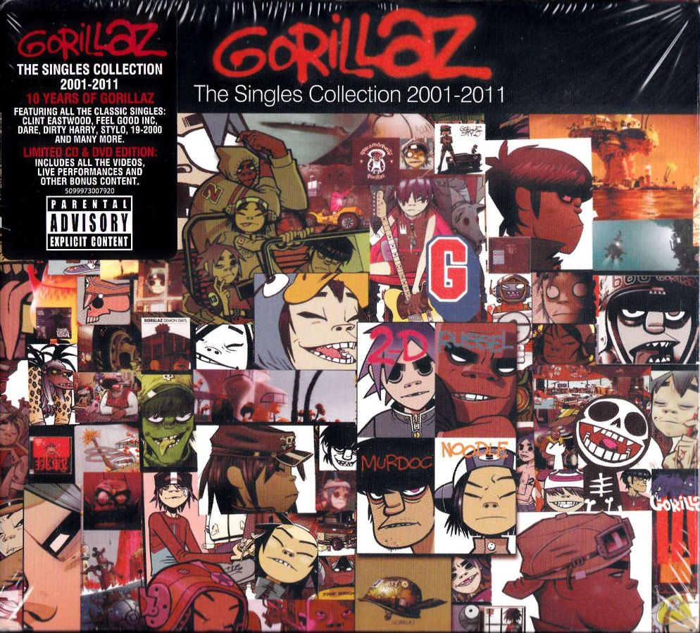 Купить Gorillaz – The Singles Collection в интернет-магазине CD и LP Музыкальный прилавок в Липецке