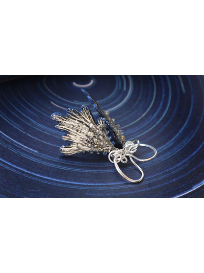 Серьги-крылья "Дитя звёздного моря", волшебное украшение-талисман