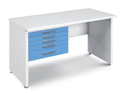 Стол врача металлический (высота 770 мм) СМЛ-5.0