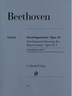 Ludwig van Beethoven String Quartets op. 18
