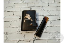 Тиснение логотипов, гербов и эмблем на коже