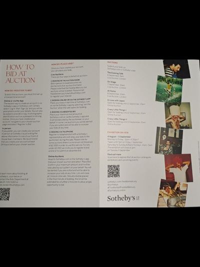 Freddie Mercury A World Of His Own Exhibition Guide Sotheby's