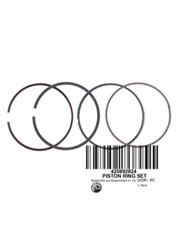 Поршневые кольца оригинал BRP 420892824 для BRP LYNX/Ski-Doo/Sea-Doo/Can-Am 600/900 ACE (Piston Ring Set)