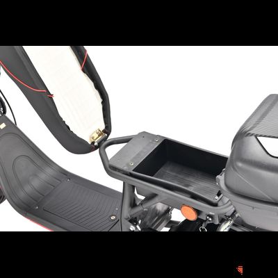 Электроскутер WHITE SIBERIA Pro Trike Трицикл 3000W Черный