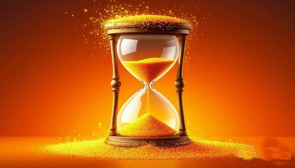 песочные часы, где старый сайт превращается в поток золотых данных.