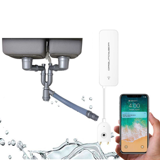 Умный датчик протечки воды (Wi-Fi, 2*AAA) Орбита OT-HOS19