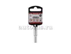 Головка 1/4" 6-и гр. 6 мм L=48 мм удлиненная, ARNEZI R0000106