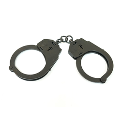 Наручники конвойные с фиксатором БР-1КФ «Краб» (вороненые)