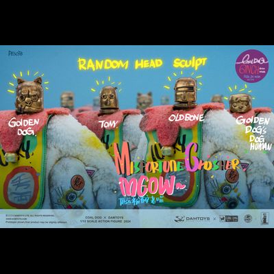 Сердитый котик - Коллекционная фигурка 1/12 SCALE Misfortune Crusher MEOW (pes039) - Coal Dog x DAMTOYS
