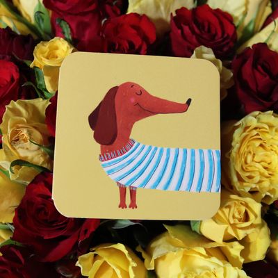 Букетная открытка