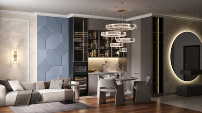 Гипсовая панель ARCHIMEDE platinum артикул D-0011-pl