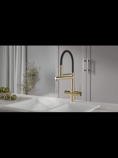 Система мгновенного кипячения воды 4в1 AQUAHOT ROME LG (светлое золото)