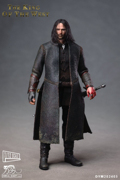 Арагорн (Властелин Колец, Lord of the Rings) - Коллекционная фигурка 1/12 SCALE The King of the West (DYM202403) - HELL CAT