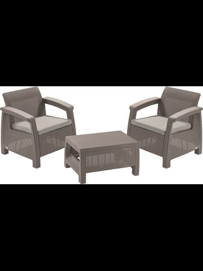 Комплект мебели Корфу Уикенд (Corfu Weekend) капучино