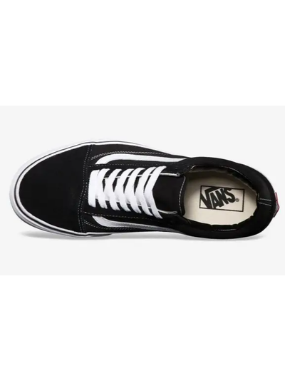 Vans Old Skool Platform Black White