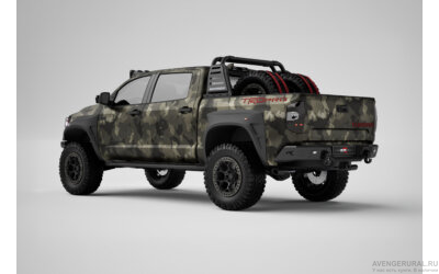 Бампер силовой задний BMS URBAN для Tayota Tundra 2014-2021