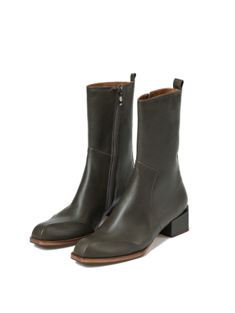 Арт. 44. Ботильоны  "KIT" с граненой носочной частью